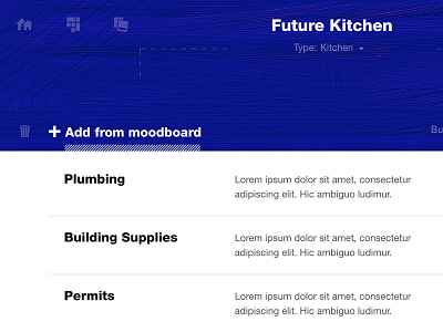 Property Brothers Handbook Budget app design brand design ios ipad moodboard