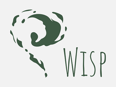 Inktober Logo 2/31: Wisp branding dallasraeanndesign design logo typography