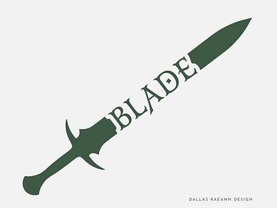 Inktober Logo 5/31: Blade