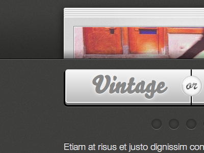 Vintage or... css3 html5 jquery wip wordpress