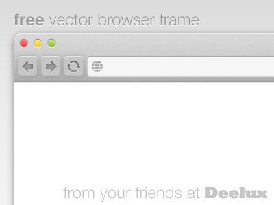 Free vector browser frame browser free illustrator vector