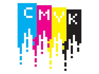 CMYK cmyk design pixel pixel art print printing