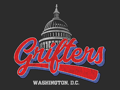 Washington DC Grifters baseball political retro shirt