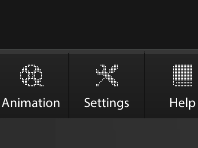 1-bit style Retina (and up) resolution UI Icons for Screamager icons retina