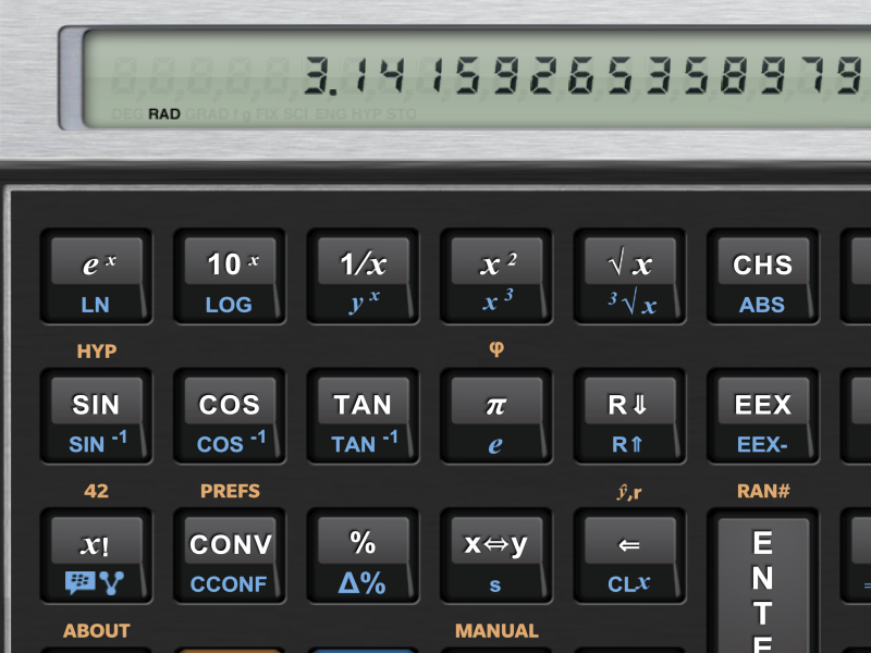Scientific RPN Calculator for BlackBerry 10 by Marco van Hylckama Vlieg