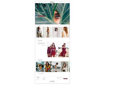 Landing page for e-commerce