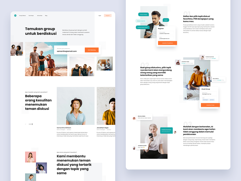 #Exploration - Landing Page by Dwinawan on Dribbble