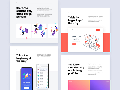 Layout Variations by Dwinawan for Paperpillar on Dribbble