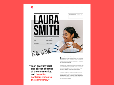 #Exploration - Editorial Design - 02 article blog bold clean design details editorial hero layout magazine news overlap page photography signature typography ui ux website whitespace