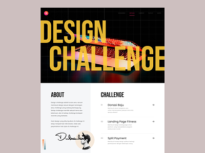 #Exploration - Bold Typography - Landing Page
