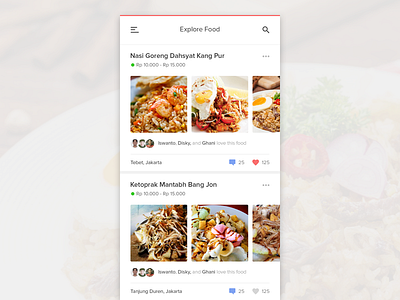 #Exploration | Food App