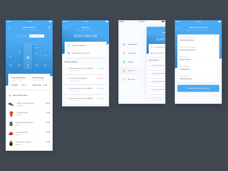 #Exploration | Dashboard App by Dwinawan for Paperpillar on Dribbble