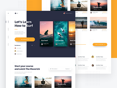 #Exploration | Website Learn to Surfing - Detail