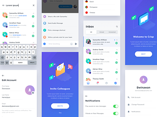 Crisp - App Redesign by Dwinawan for Paperpillar on Dribbble