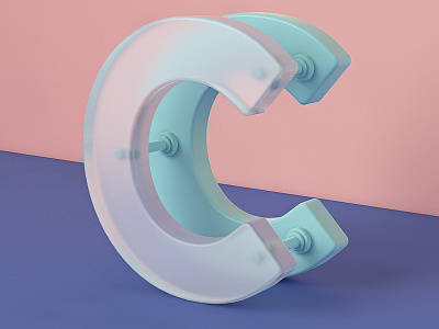 C 36daysoftype 3d cinema4d typography