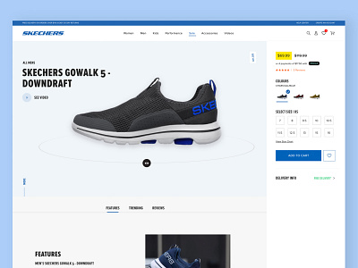 Skechers - Case Study Concept design ui user experience user inteface ux