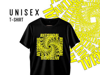 ANTISOCIAL - Instagram Post antisocial design digital art graphic design merch merchandise print on demand