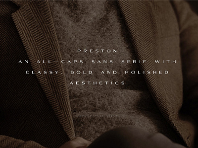 Preston - Classy All-caps Sans branding creative market design font graphic design logo logo design sans type design typeface typography