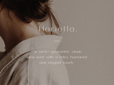 Harietta - Semi-Geometric Clean Sans