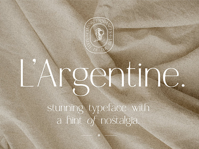 Argentine - Nostalgic Elegant Sans