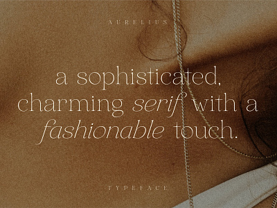 Aurelius - Chic Feminine Serif