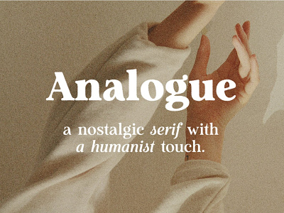 Analogue - Humanist Retro Serif