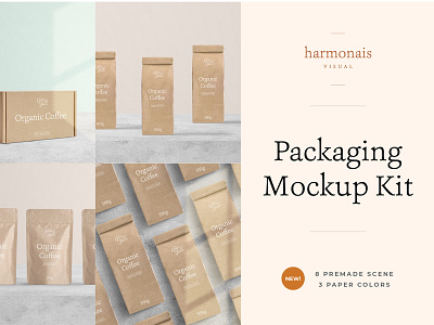 Package Mockup All Scenes branding design mock up