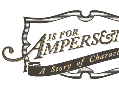 A Is For Ampersand logo typography