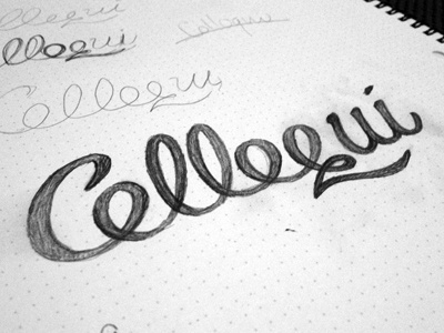 Colloqui Lettering handwriting italian lettering script