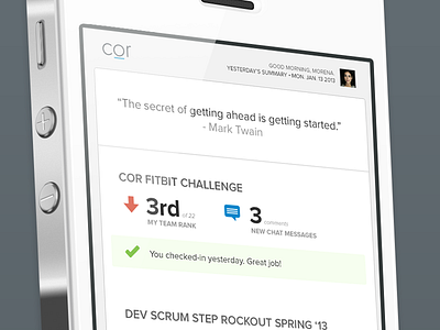 Cor - Daily Challenge Update cor email proxima nova responsive