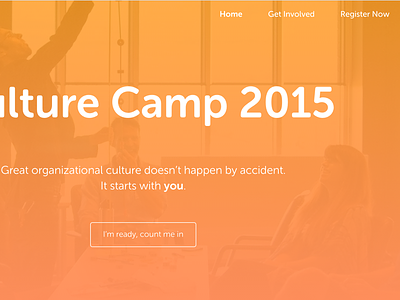 Culture Camp 2015 culture museo sans rounded unconference