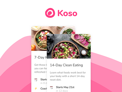 Koso - Nutrition Programs cards koso nutrition