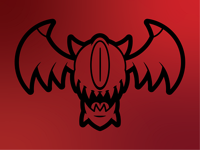 Demon apparel demon illustration legends logo mythology tshirt vector wings