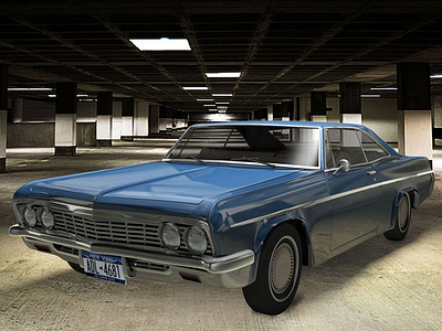 3D Render Chevy Impala