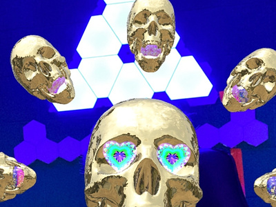 Custom 3D Object Behavior Script Lens crystal diamonds gold hearts lens studio magic orbs skull snapchat snapchat lens