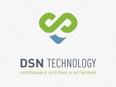 DSN Technology Logo Center en logo