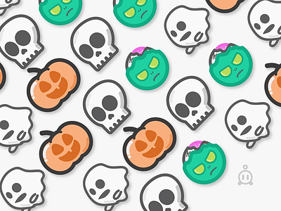 Halloween Icons app icons flat design halloween icons illustrations web icons