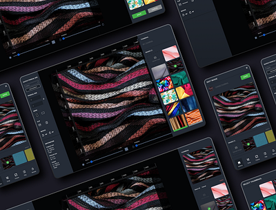 Image Editor - Responsive Web Application dark ui editor image mobile mobile ui photoshop responsive saas software tablet trendy ui ux web app web application web design