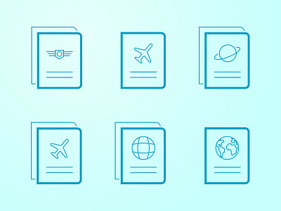 Passport icons