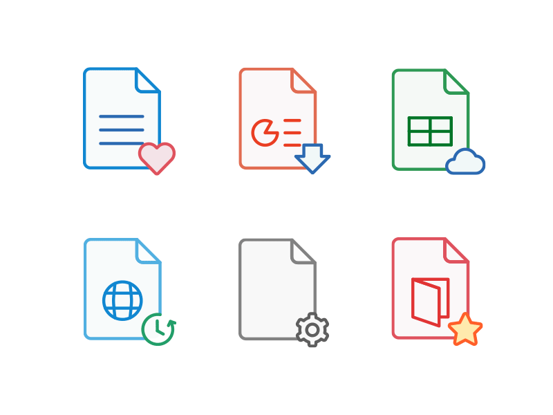 Documents filled outline 144 icons ai doc document documents excel filled icon outline powerpoint svg web word