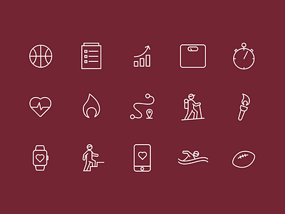 Sport Icon Set 1 fitness game gym health healthcare heart heartbeat icon olympic play sport training