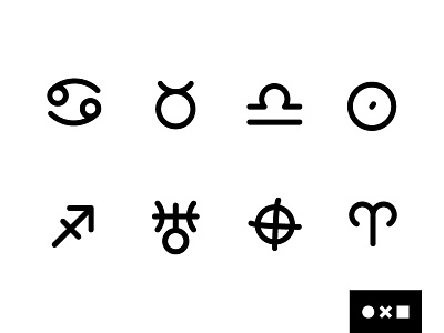 Zodiak Set astrology file free icon icons thenounproject ui user web zodiac