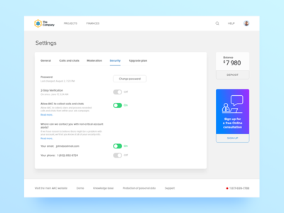 Settings - Daily UI #007