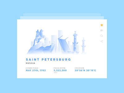 Daily UI #045 city dailyui info card ui