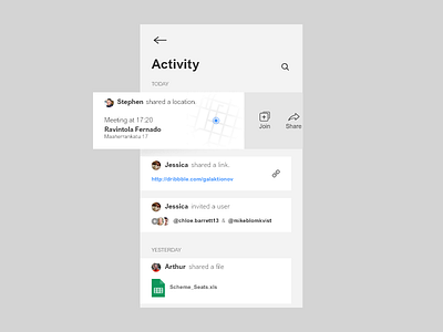 Daily UI #047 activity app dailyui feed ui uiux