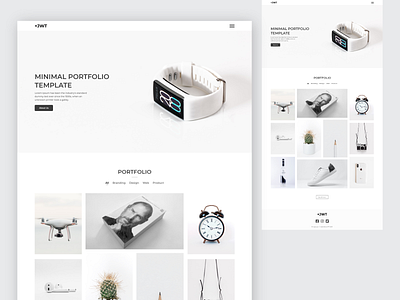 Minimal portfolio landing page adobexd apple design branding illustration ios landing page design landingpage minimal minimalism minimalist minimalistic portfolio ui ux ux design uxui website website design websites