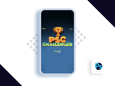 Psc Challenger animation app design flat illustration illustrator minimal typography ui ux