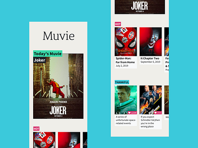 Muvie app cinema joker mobile movie muvie review sketch theater ticket ui ux