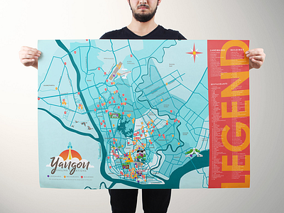 Unilink Yangon Map