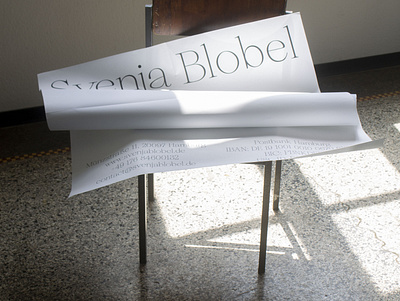 Svenja Blobel — ©2020 2020 branding chair font graphic design logo paper sun ty typography
